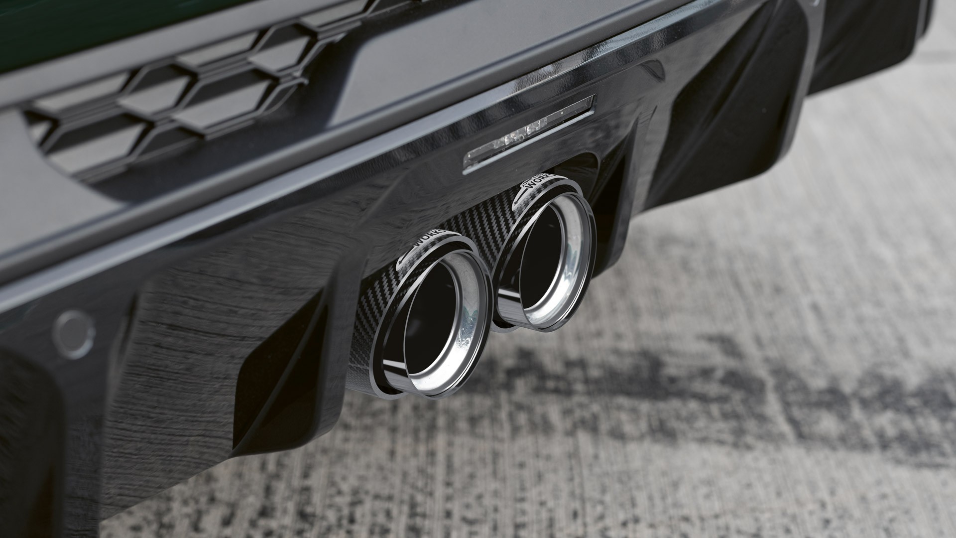 MINI – tailpipe-finisher – for series exhaust 